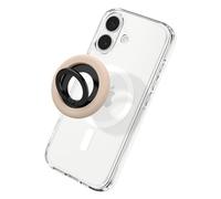 Spigen Nano Pop MagFit MagSafe Ring, Magnetic Phone Holder Grip, Adjustable Stand Designed for iPhone 17 16 15 14 13 17e & MagSafe Cases for Samsung S26 S25 Pixelsnap Google Pixel 10 - Coconut Beige