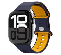 Spigen Nano Pop Silicone Strap Band with Aluminum Buckle Compatible with Apple Watch Strap 11/10 (42mm), 9/8/7 (41mm), 6/SE/5/4 (40mm) and 3/2/1 (38mm) - Blueberry Navy