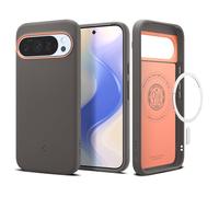 Spigen NanoPop MagFit Case for Google Pixel 10 and Pixel 10 Pro, Compatible with Pixelsnap and MagSafe [2025 New Feature] - Papaya Gray