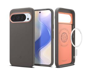 Spigen NanoPop MagFit Case for Google Pixel 10 and Pixel 10 Pro, Compatible with Pixelsnap and MagSafe [2025 New Feature] - Papaya Gray