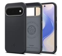 Spigen NanoPop MagFit Case for Google Pixel 11 - Black Sesame | PixelSnap & MagSafe Compatible, Qi2 Certified, N52 Magnet, Textured Side Grip, Military-Grade Drop Protection