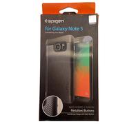 Spigen Neo Hybrid Carbon Case for Samsung Galaxy Note 5, Metal Slate