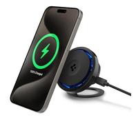 Spigen OneTap Pro 3 Cryomax Qi2 15W MagSafe Wireless Cooling & Fast Adjustable Stand Charger KickStand LED [Incl. 2M Cable] for iPhone 17 16 15 Pro Max 17e & MagSafe Cases for Samsung Galaxy S26 Ultra