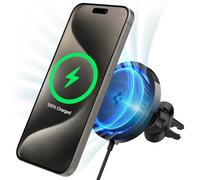 Spigen OneTap Pro 3 MagFit Cryomax Cooling Magsafe Car Charger Wireless Charging Car Phone Holder Mount Compatible with iPhone 17 17e 16 15 14 13 12 Pro Max Air - Airvent