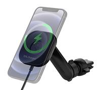 Spigen OneTap Pro Magfit Wireless Car Charger for Magsafe, Magnetic Car Phone Holder Mount Compatible with iPhone 17 17e 16 15 14 13 12 Pro Max Plus Air - Airvent