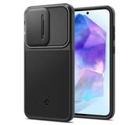 Spigen Optik Armor [Camera Protection] Phone Case Compatible with Samsung Galaxy A55 5G - Black