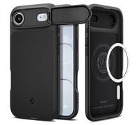 Spigen Optik Armor MagFit Case for iPhone Air (2025), Compatible with MagSafe Accessories [Full Camera Protection] [Built-in Kickstand] [Military-Grade Drop Protection] - Black