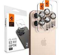 Spigen Optik Glastr EZ Camera Protector 2Pk iPhone 16 Pro & Max Desert Titanium