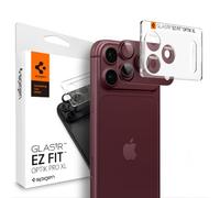 Spigen Optik Pro XL [1 Pack] Camera Lens Protector for iPhone 18 Pro Max | Burgundy, 9H Hardness Tempered Glass, Full Module Coverage, Precise Lens Cutouts, Flash-Safe