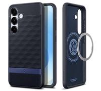 Spigen Parallax MagFit Case for Samsung Galaxy S25, Compatible with MagSafe Accessories - Navy Violet
