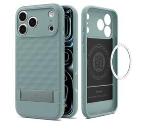 Spigen Parallax S MagFit Case for iPhone 17 Pro Max (2025), Compatible with MagSafe Accessories [Built-in Kickstand] [Military-Grade Drop Protection] - Sage Green