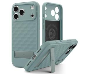 Spigen Parallax S MagFit Case with Stand for iPhone 17 Pro, MagSafe Compatible Phone Cover [Built-in Kickstand] [Military-Grade Drop Protection] - Sage Green