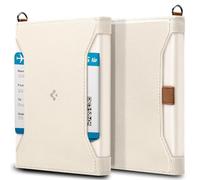 Spigen Passport Card Cover Holder Passport Wallet Travel Documents Organizer Protector Passport Holder Travel Accessories with RFID Blocking Technology SIM Card Pin Included - Dune Beige