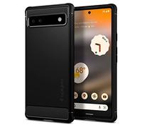 Spigen Rugged Armor Case Compatible with Google Pixel 6a - Matte Black