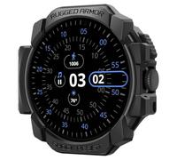 Spigen Rugged Armor Case Compatible with Google Pixel Watch 3 45mm (2024) - Matte Black