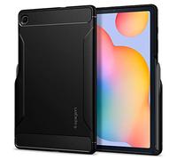 Spigen Rugged Armor Case Compatible with Samsung Galaxy Tab S6 Lite (2022) and Galaxy Tab S6 Lite (2020) with Pen Holder - Black