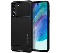 Spigen Rugged Armor Phone Case Compatible with Samsung Galaxy S21 FE - Matte Black