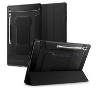 Spigen Rugged Armor Pro Case for Samsung Galaxy Tab S10/S9/S8 Ultra | Robust Case with S-Pen Holder, Tri-Fold Stand, Auto Sleep / Wake Function for 2024~2022 models - Black