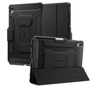 Spigen Rugged Armor Pro Case for Samsung Galaxy Tab S11 11 inch | Robust Case with Pencil Holder, Tri-Fold Cover with Stand Function for 2025 model - Black