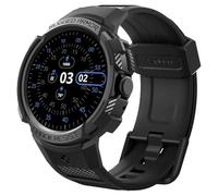 Spigen Rugged Armor Pro Case with Strap Band Compatible with Google Pixel Watch 2/1 (2022/2021) - Black