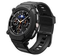 Spigen Rugged Armor Pro Case with Strap Band Compatible with Samsung Galaxy Watch 8 Classic 46mm (2025) - Matte Black