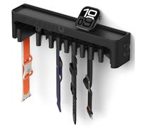 Spigen S341 Wall-Mounted Apple Watch Band Organizer with Top Storage Shelf - Black