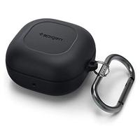 Spigen Silicone Fit Case Compatible with Galaxy Buds 2 Pro, Galaxy Buds 2, Galaxy Buds Pro, Galaxy Buds Live - Black