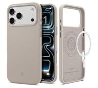 Spigen Silicone Fit MagFit Case for iPhone 17 Pro (2025), Compatible with MagSafe Accessories [Military-Grade Drop Protection] - Stone