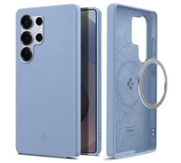 Spigen Silicone Fit MagFit Case for Samsung Galaxy S25 Ultra, Compatible with MagSafe Accessories- Sapphire Blue