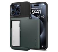 Spigen Slim Armor CS Case Compatible with iPhone 15 Pro - Abyss Green