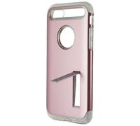 Spigen Slim Armor Double Layer Case Cover w/Kickstand iPhone 8/7 Pink/Clear