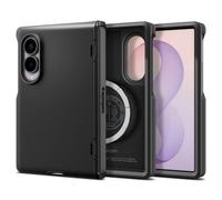 Spigen Slim Armor Pro MagFit Case for Samsung Galaxy Z Fold 8 | Black, Full hinge protection, Semi-auto sliding hinge cover, Air Cushion Technology, MagSafe Compatible,Strong Magnetic Hold