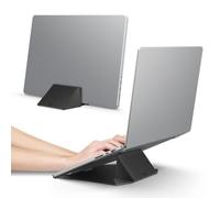Spigen Slim Fold Portable Laptop Stand & Vertical Dock 2 Adjustable Angle | Lightweight Anti-Slip Foldable Laptop Riser for Desk Compatible with MacBook Neo/Pro/Air iPad Pro/Air M3 M4 M5 13-16"