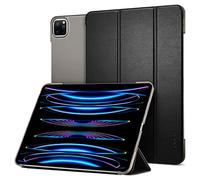 Spigen Smart Fold Compatible with iPad Pro 11 Inch 3rd Generation Case Cover with Pencil Holder/Auto Sleep/Wake Function/TriFold Stand(2021) - Black