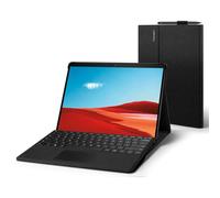 Spigen Stand Folio Designed for Microsoft Surface Pro 11 / 10 / 9 / 8 Case Cover With Pen Holder (2024/2022/2021) - Black