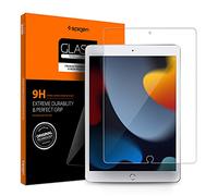 Spigen, Tempered Glass Designed for iPad 8 (2020), iPad 7 (2019), 10.2 Inch, Premium 9H, Break-Resistant, Screen Protector Glass for Apple iPad 10.2 Inch (iPad 8th/7th Generation)
