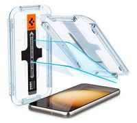 Spigen Tempered glass Screen Protector glastR EZ Fit] designed for galaxy S23 (2023) 2 Pack] - case Friendly