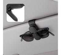 Spigen Tesla Model Y 2025 Juniper/3 2023 2024 Highland 2025 Universal Silicon Clip Sunglasses Holder for Car Sun Visor Designed for Car Accessories Compatible With BMW, Ford, Etc - 2 Pack, Black