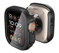 Spigen Thin Fit 360 Case for Apple Watch Ultra 4/3/2/1 49mm | Slim case with full coverage screen protector for 2026~2023 models - Black