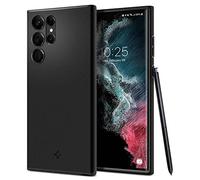 Spigen Thin Fit Case Compatible with Samsung Galaxy S22 Ultra 5G - Black