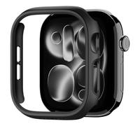 Spigen Thin Fit Case for Apple Watch Series 12 42mm | Hard PC case with lightweight shockproof bumper, scratch-resistant protection with a slim fit for 2026 models - Black