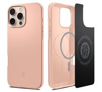 Spigen Thin Fit MagFit Case for iPhone 16 Pro Max, Compatible with MagSafe Accessories - Rose Titanium