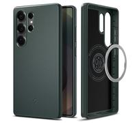 Spigen Thin Fit MagFit Case for Samsung Galaxy S25 Ultra, Compatible with MagSafe Accessories - Abyss Green