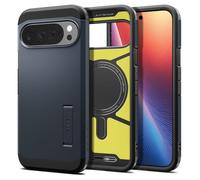 Spigen Tough Armor(AI) MagFit Case for Google Pixel 10 Pro XL, Compatible with Pixelsnap and MagSafe [2025 New Feature] - Metal Slate