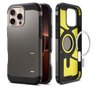 Spigen Tough Armor (AI) MagFit Case for iPhone 16 Pro Max, Compatible with MagSafe Accessories - Gunmetal