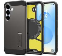 Spigen Tough Armor (AI) MagFit Case for Samsung Galaxy S25, Compatible with MagSafe Accessories - Gunmetal