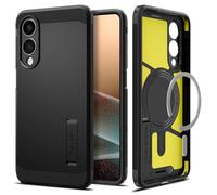 Spigen Tough Armor (AI) MagFit Case for Samsung Galaxy S25 Edge, Compatible with MagSafe Accessories - Black
