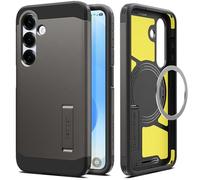 Spigen Tough Armor (AI) MagFit Case for Samsung Galaxy S25 Plus, Compatible with MagSafe Accessories - Gunmetal