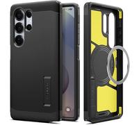 Spigen Tough Armor (AI) MagFit Case for Samsung Galaxy S25 Ultra, Compatible with MagSafe Accessories - Black