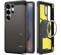 Spigen Tough Armor (AI) MagFit Case for Samsung Galaxy S25 Ultra, Compatible with MagSafe Accessories - Gunmetal
